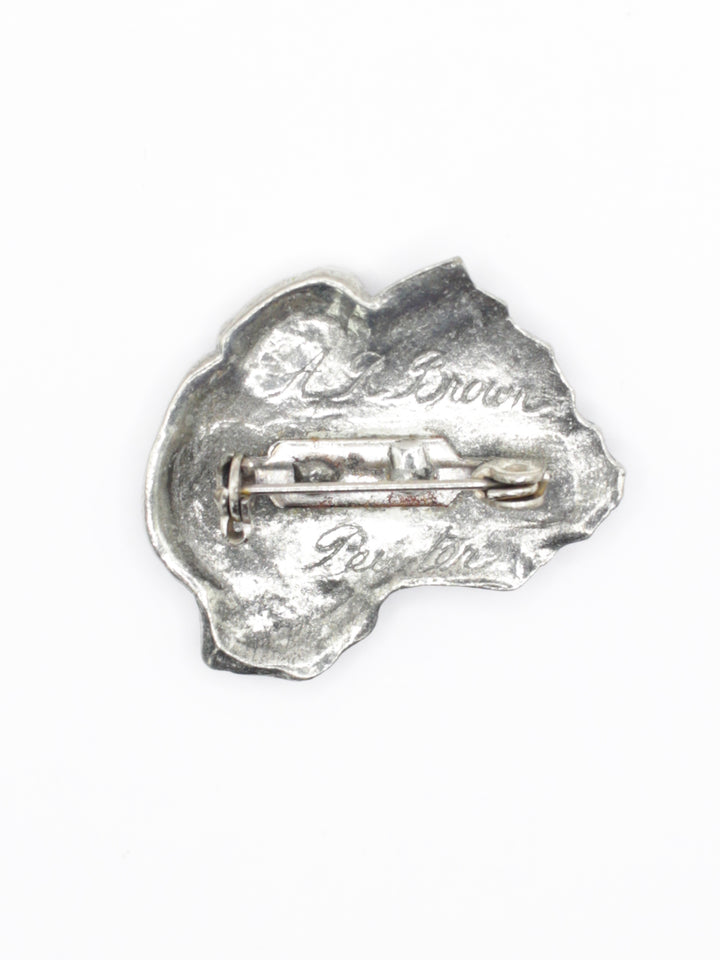 Vintage 80's Brooch in Silver