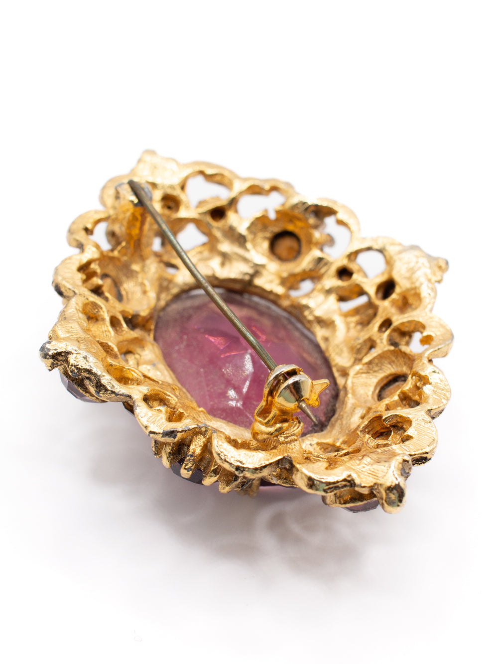 Vintage 50's Brooch in Purple