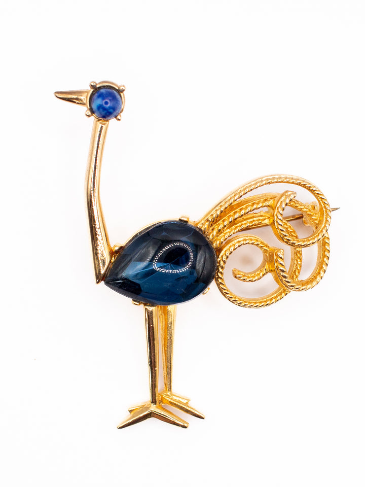 Vintage 80's Brooch in Gold