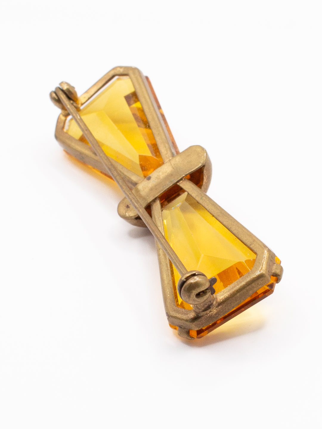 Vintage 30's Brooch in Yellow