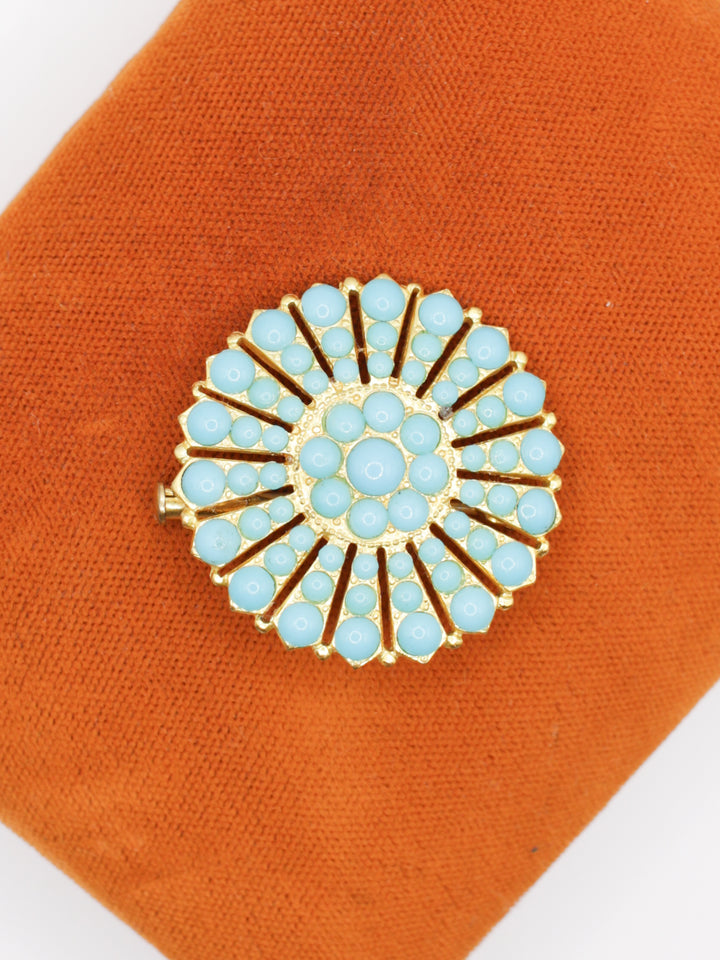 Vintage 50's Brooch in Blue