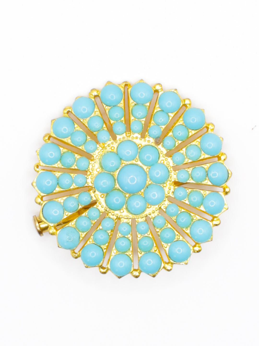 Vintage 50's Brooch in Blue