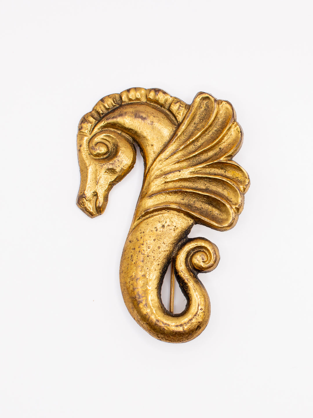 Vintage 80's Brooch in Gold