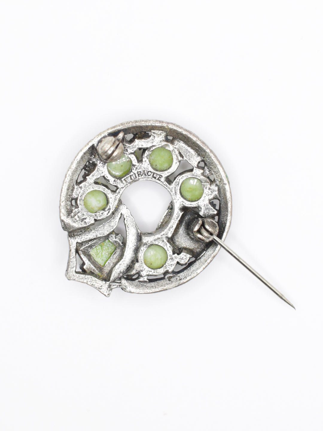 Vintage 60's Brooch in Green