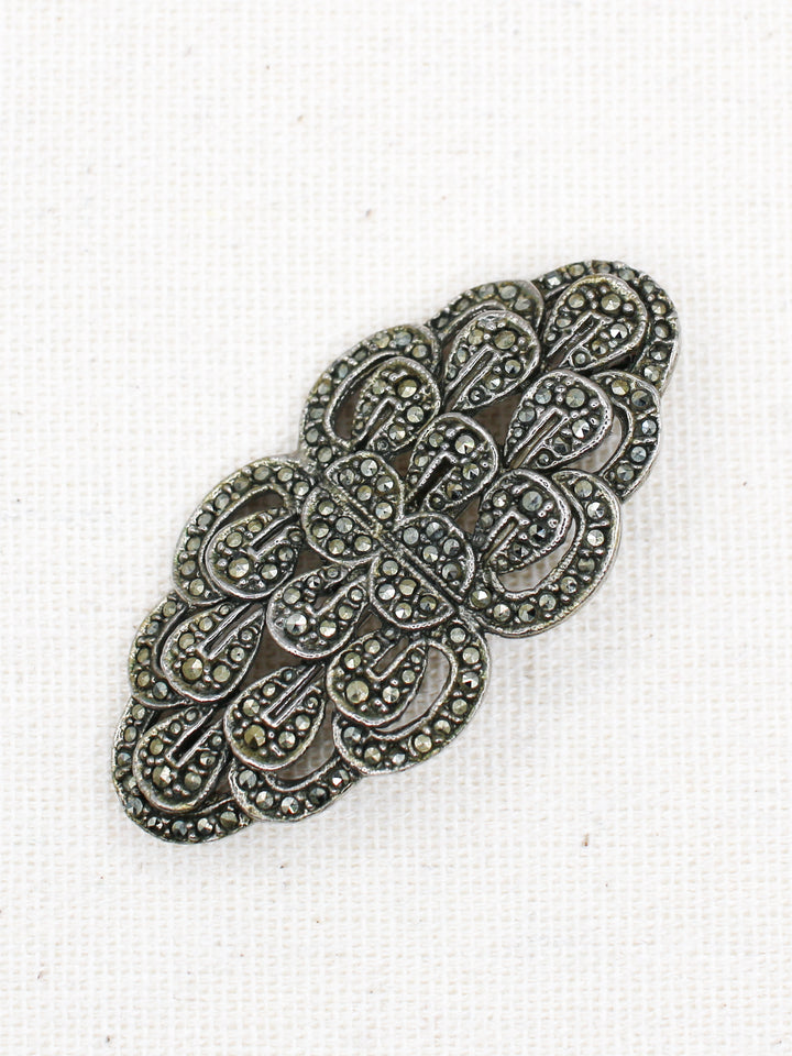 Vintage 80's Brooch in Silver