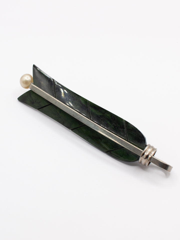Vintage 70's Brooch in Green