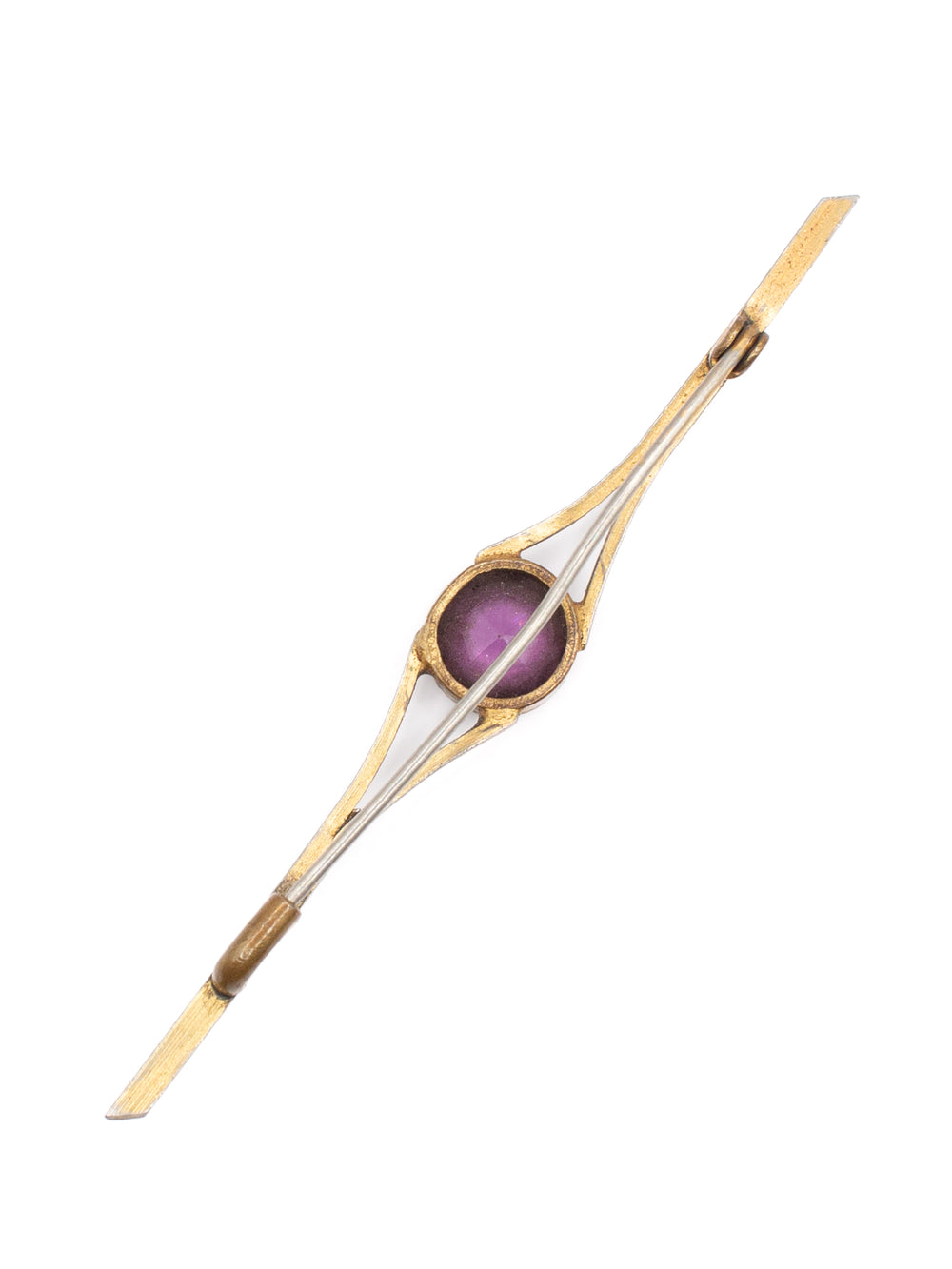 Vintage 30's Brooch in Purple