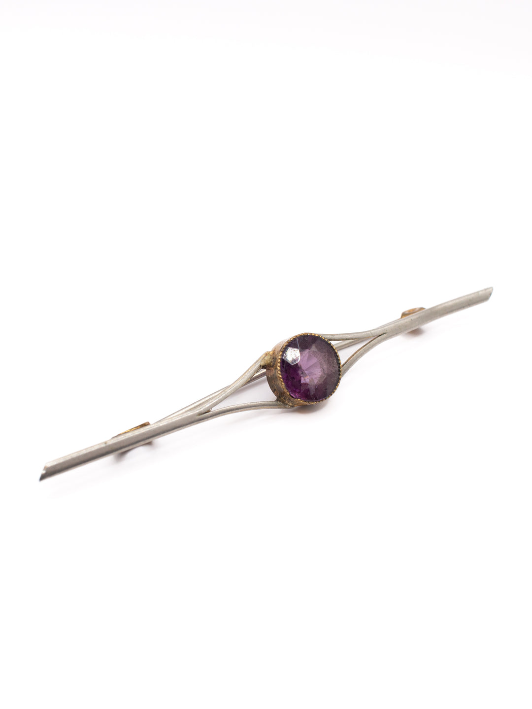 Vintage 30's Brooch in Purple