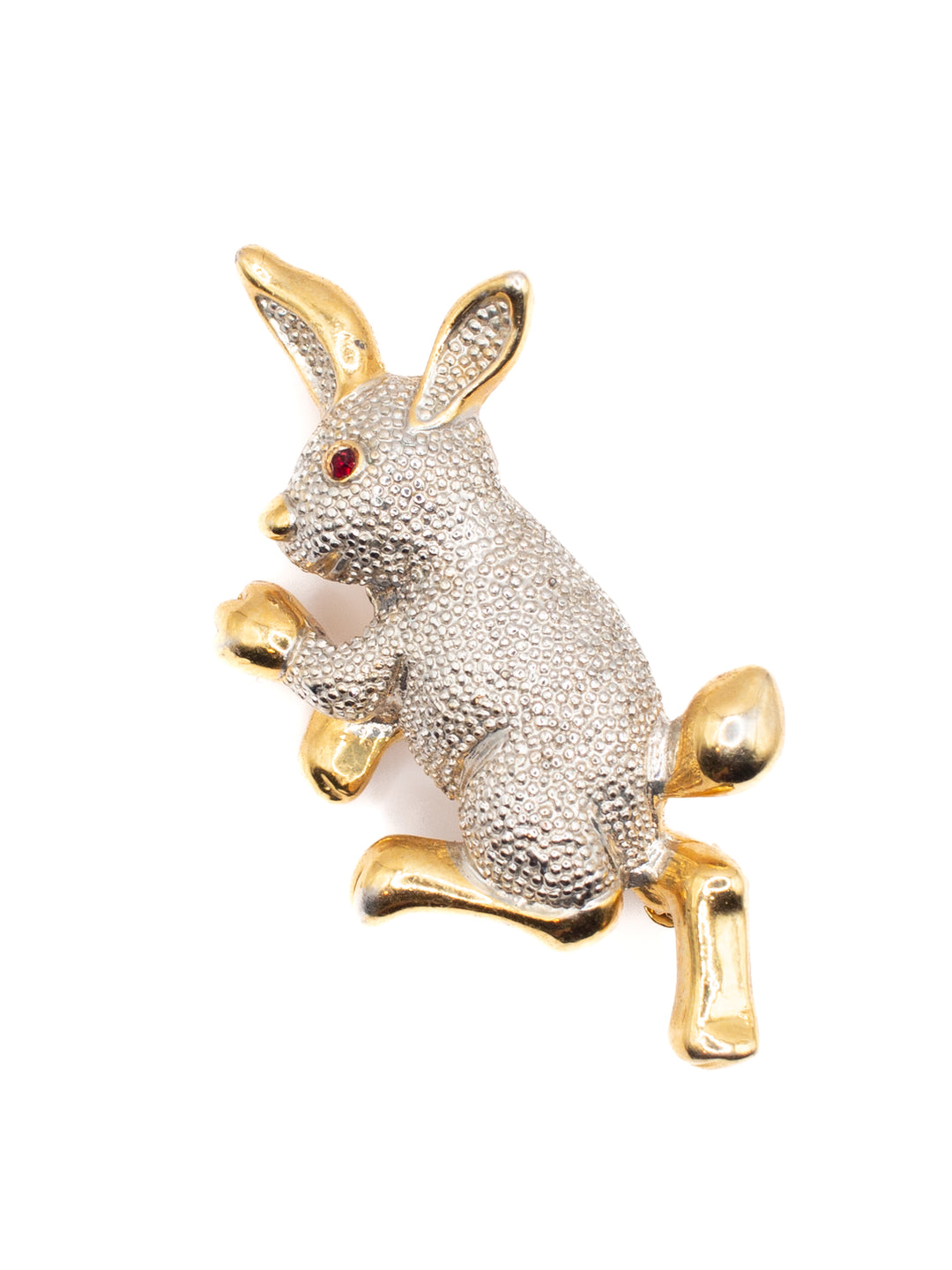 Vintage 80's Brooch in Silver