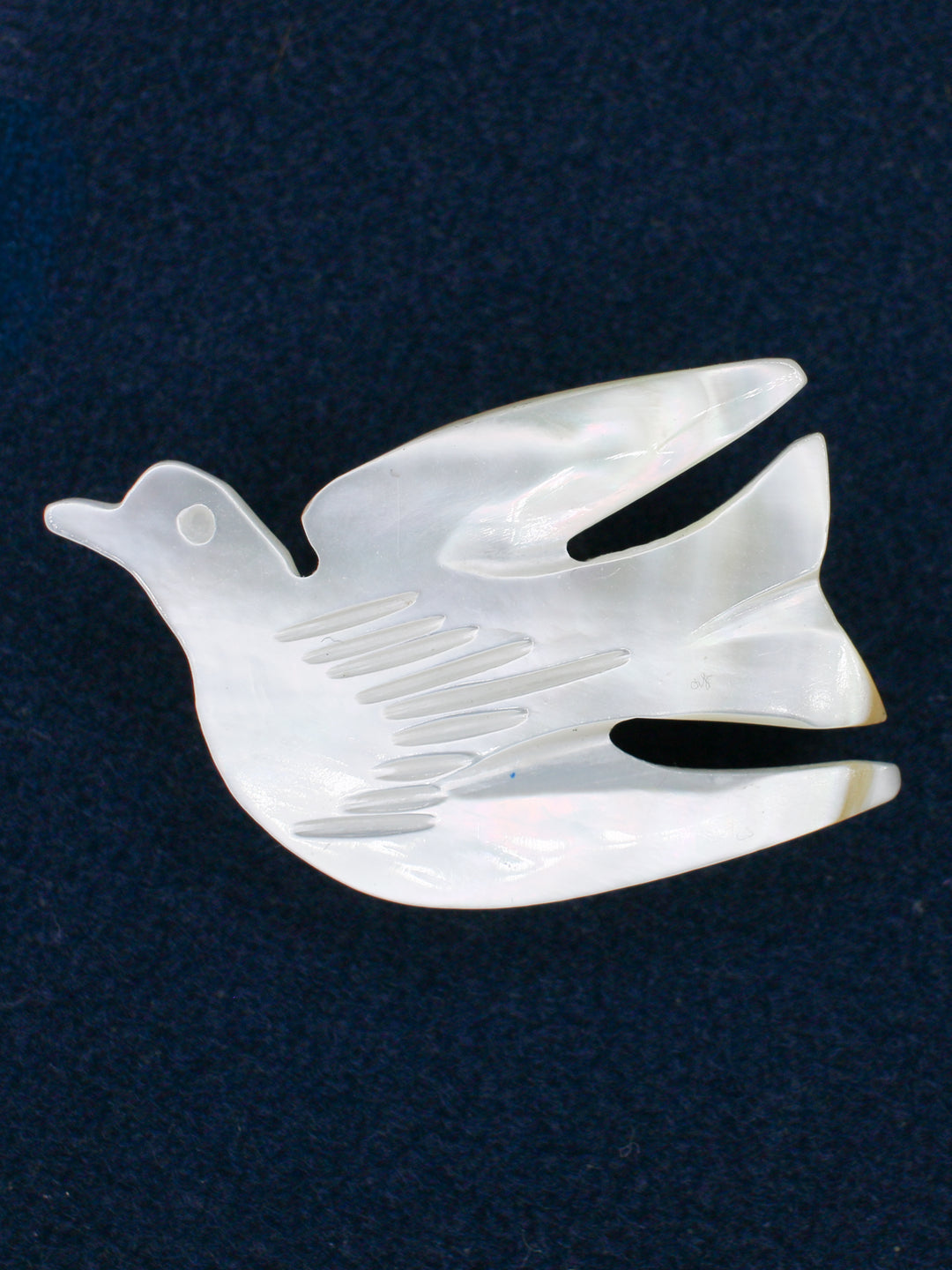 Vintage 60's Brooch in White