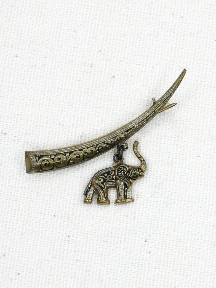 Vintage 70's Brooch in Gold