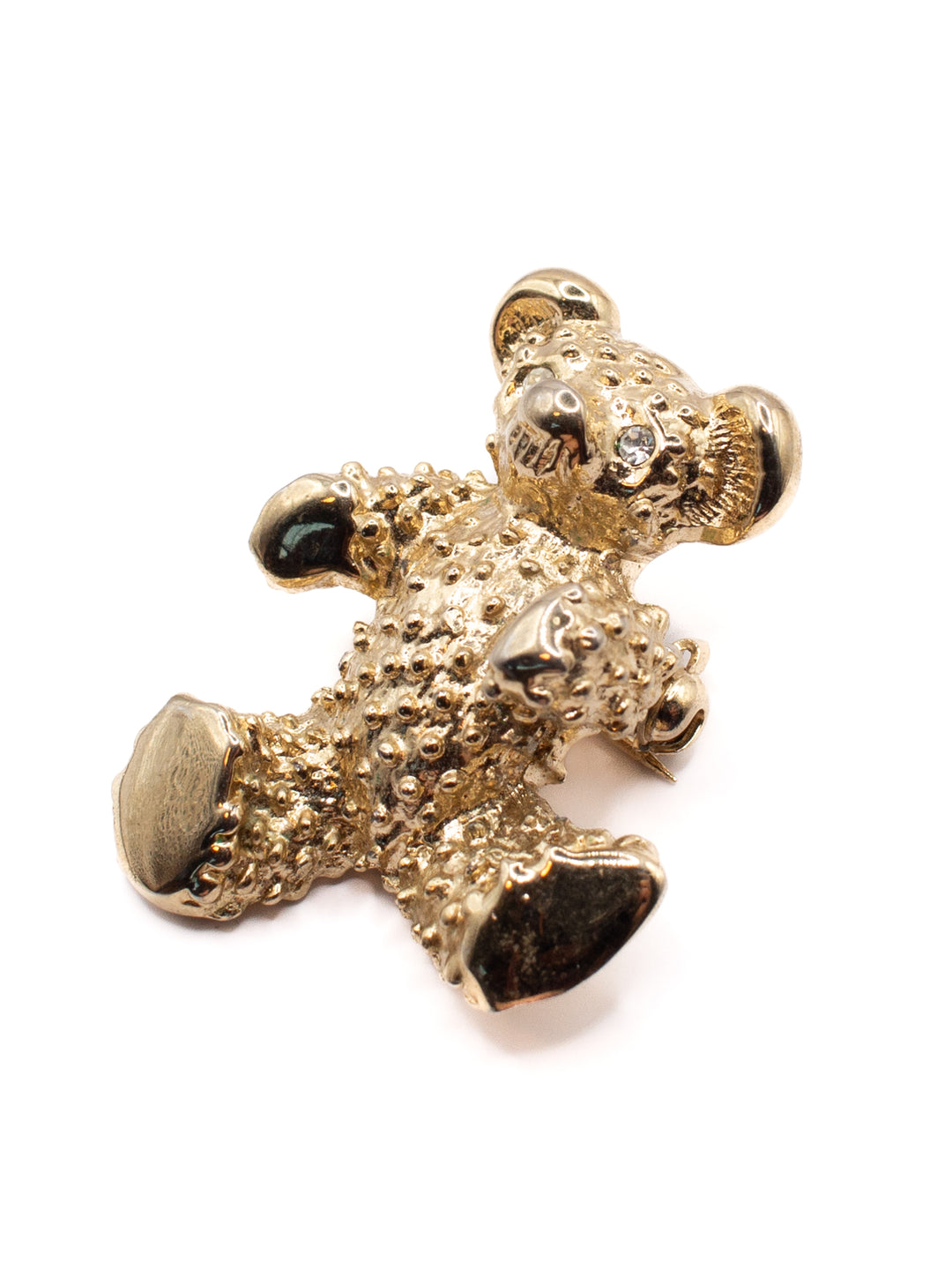 Vintage 80's Brooch in Gold