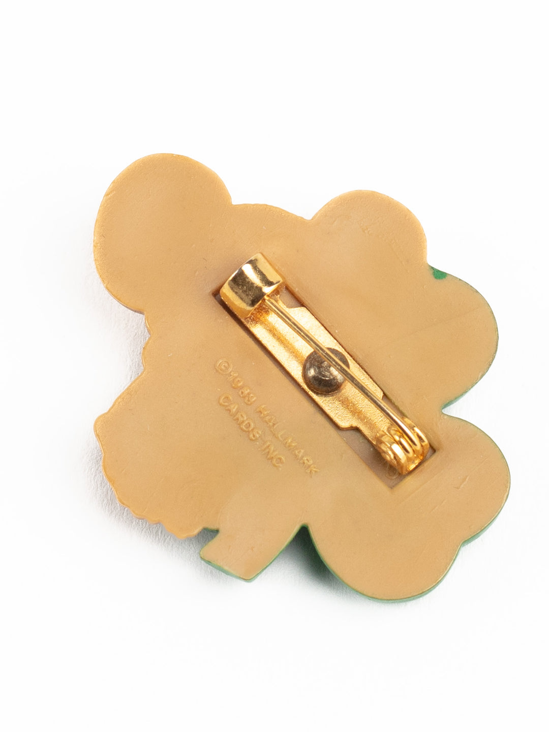 Vintage 80s Hallmark Mouse and Shamrock Brooch – Cute St. Patrick’s Day Pin