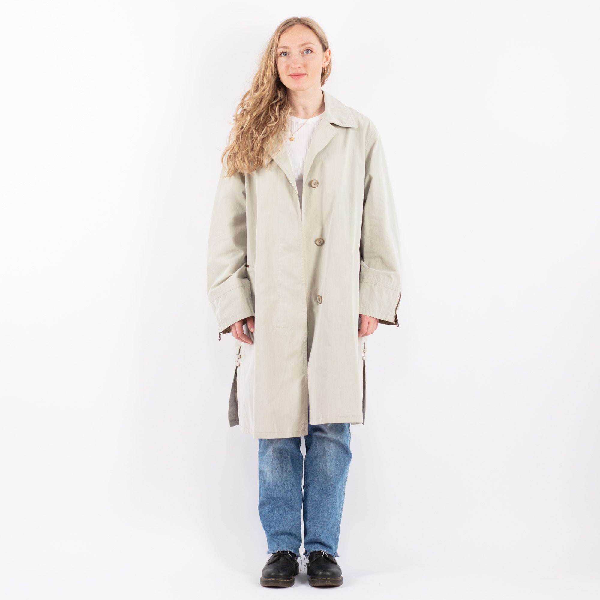 全国どこでも送料無料！ 90's Vintage | Store Vintage Online Women Beige in Coat Mac ジャケット・アウター