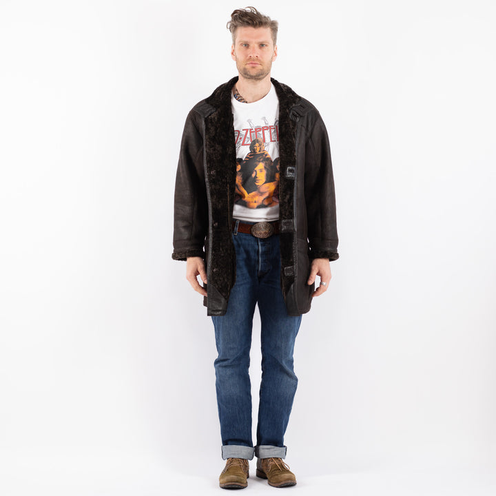 Vintage 90's Men Z1516 Coat in BrownZ1516