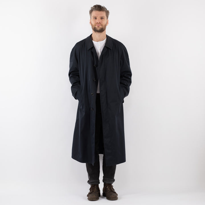 Vintage 70's Men Trench Coat in BlueZ940