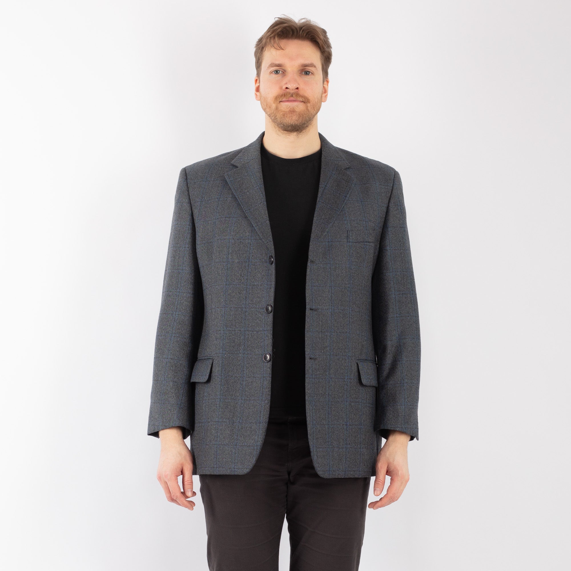 Online Vintage Store | Vintage 90's Men Wool Blazer Jacket