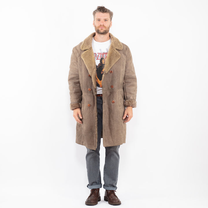 Vintage 70's Men Sheepskin in BeigeZ2294