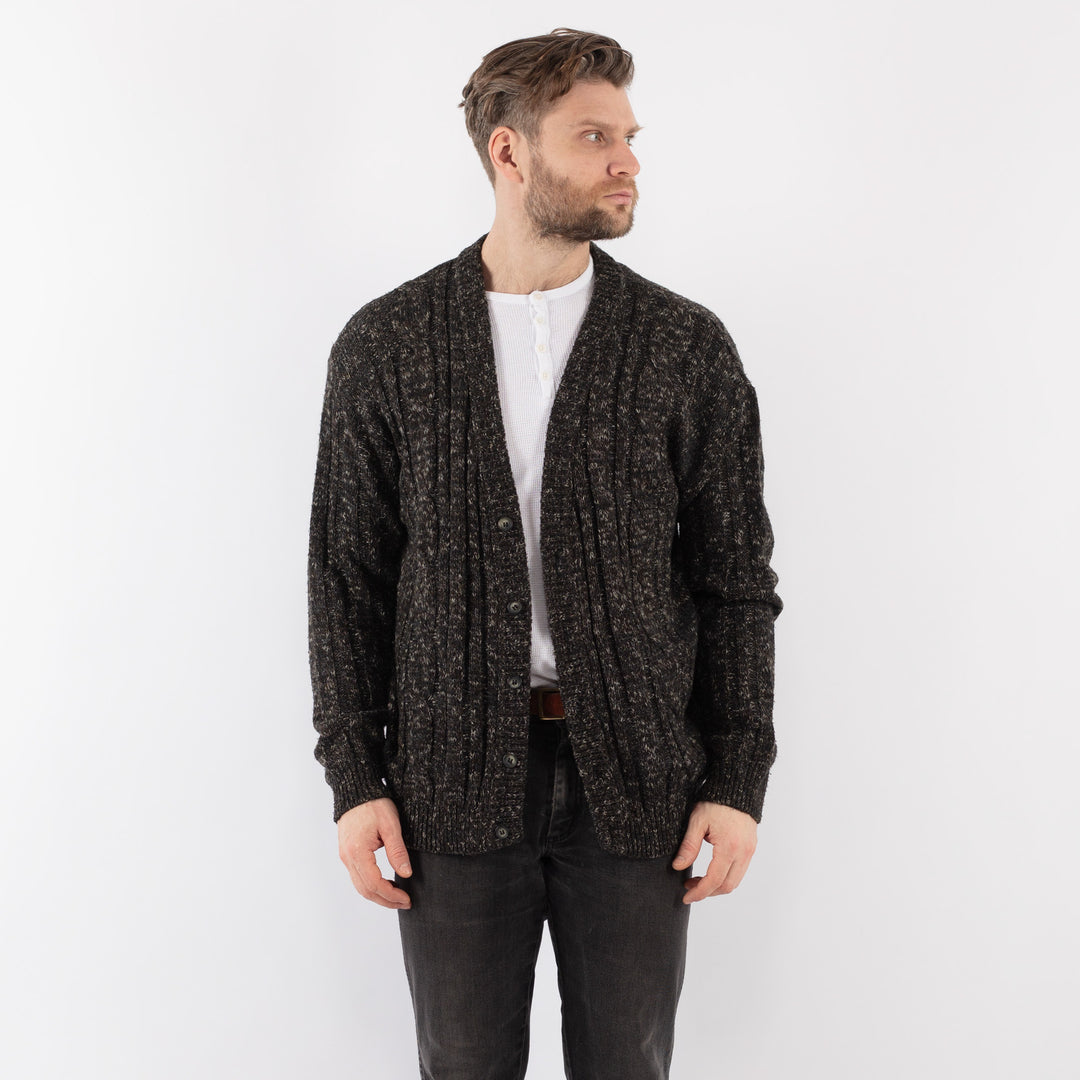 Vintage 90's Men Cardigan in GrayZ962