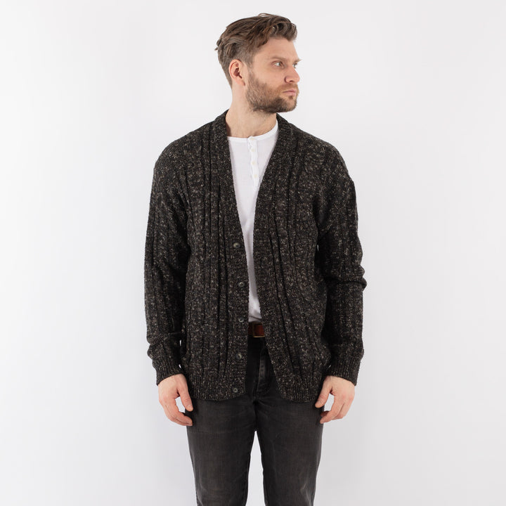 Vintage 90's Men Cardigan in GrayZ962