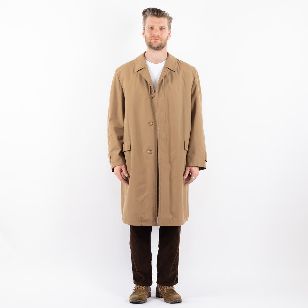 Vintage 70's Men Mac Coat in BeigeZ1661