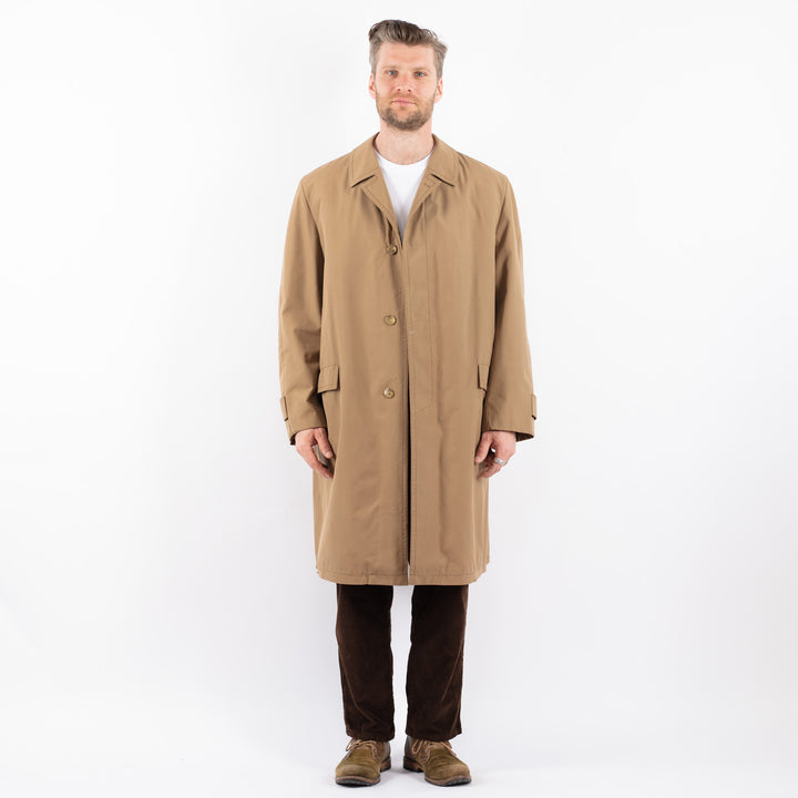 Vintage 70's Men Mac Coat in BeigeZ1661