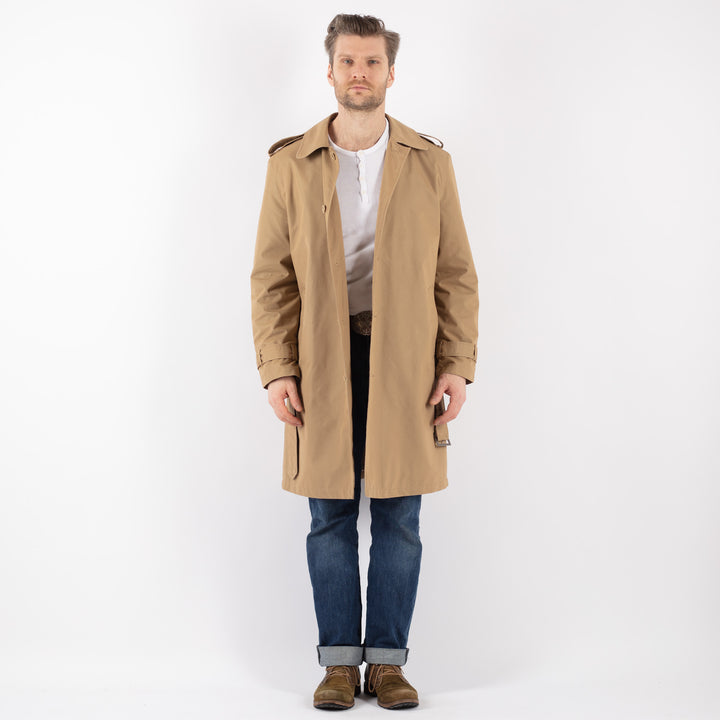 Vintage 90's Men Trench Coat in BeigeZ1226