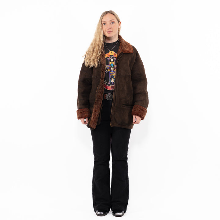 Vintage 90's Women Sheepskin Jacket in A0934