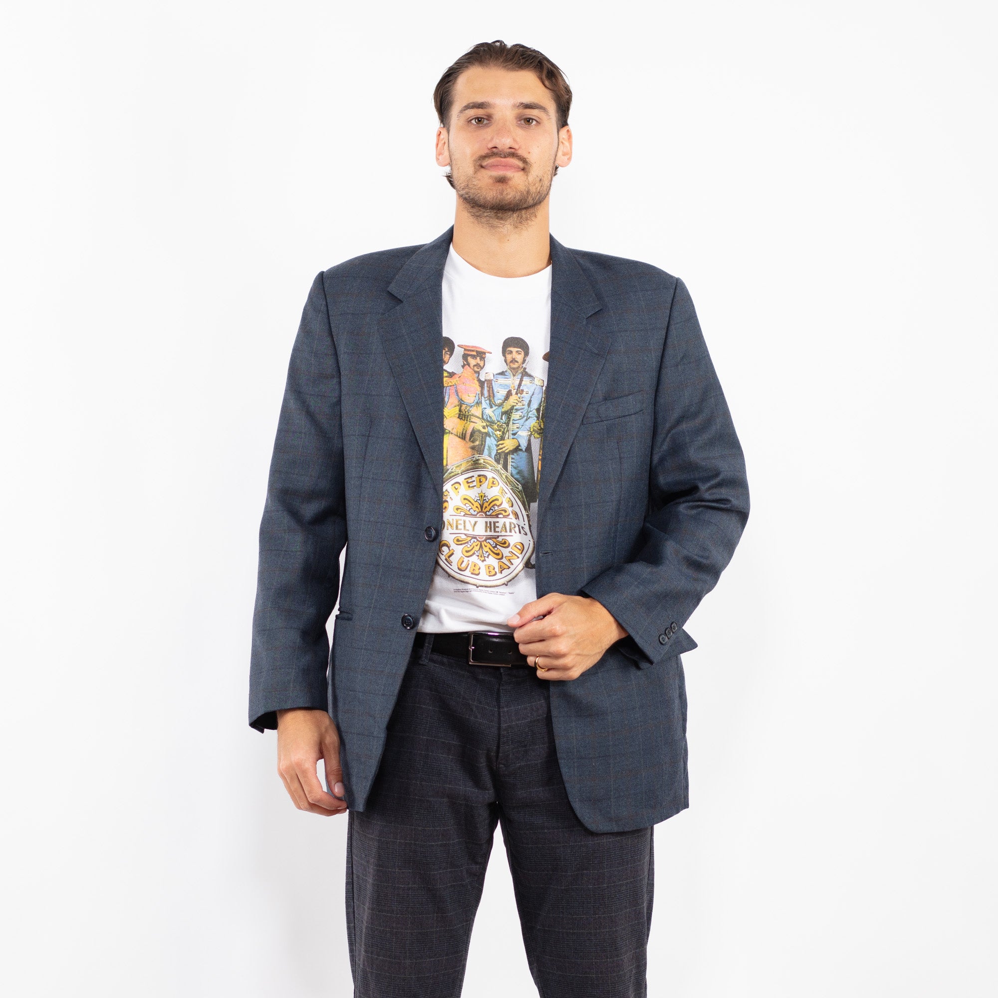 Online Vintage Store | Vintage 90's Men Wool Blend Blazer Jacket