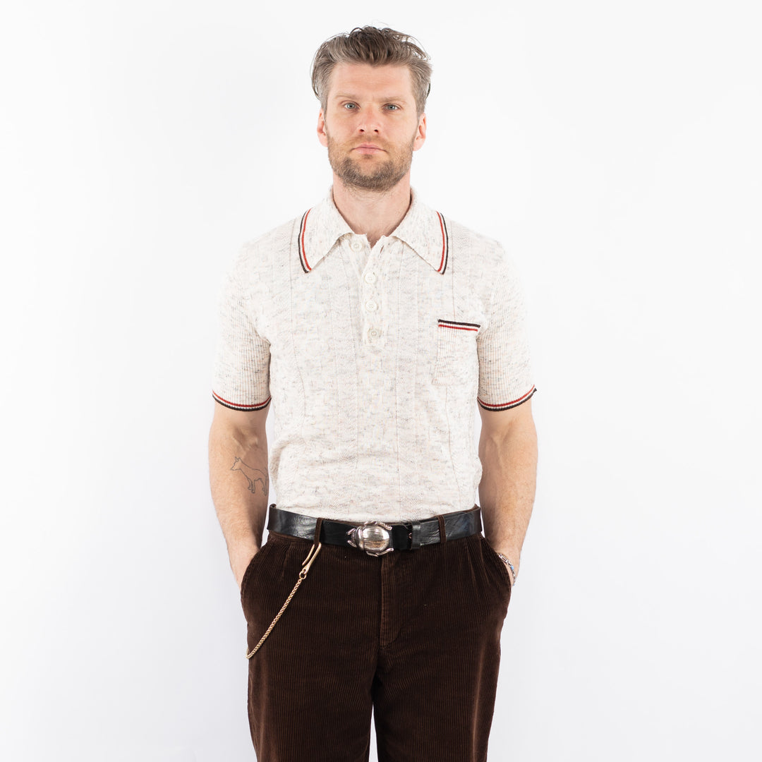 Vintage 80's Men Polo Shirt