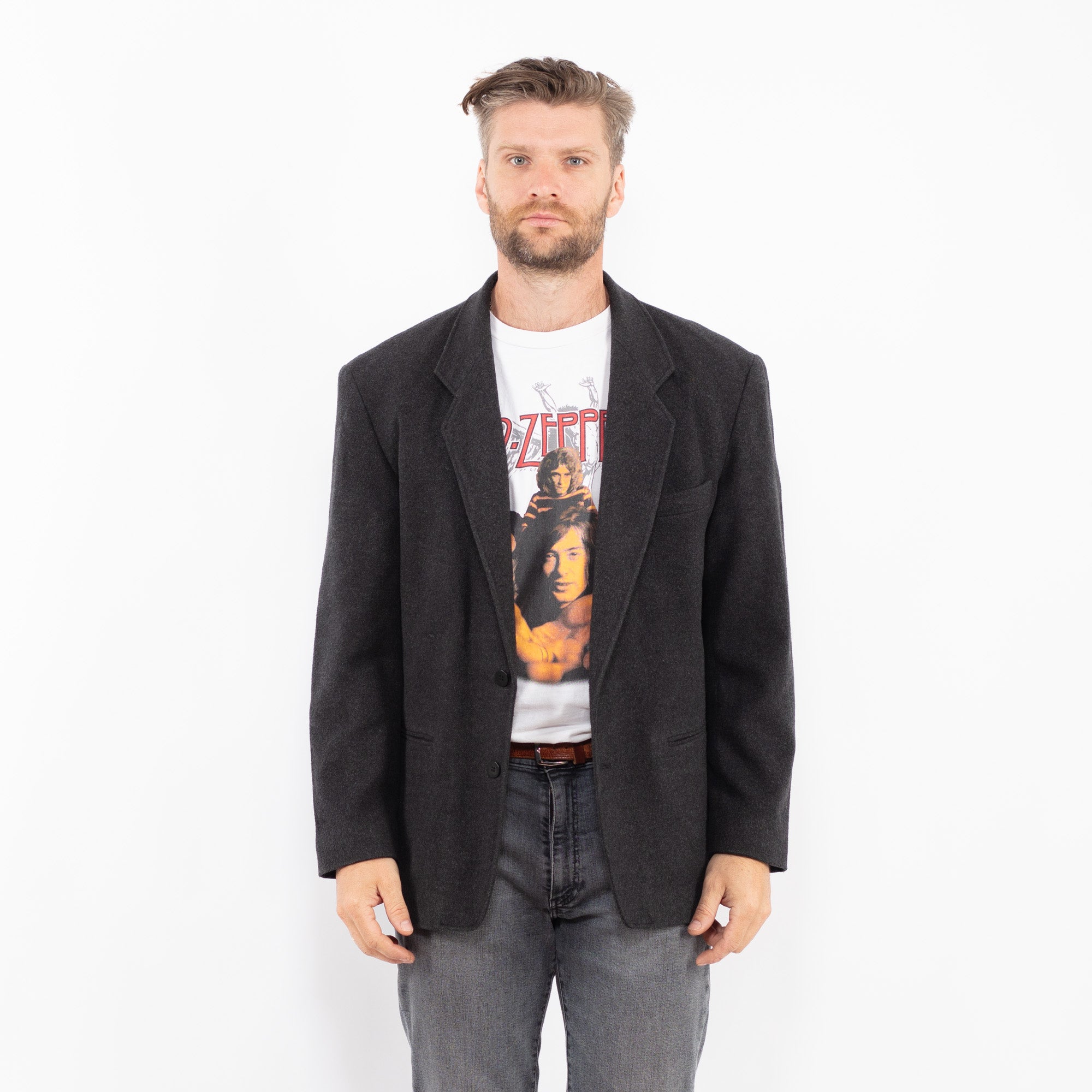 Online Vintage Store | Vintage 90's Men Wool Blend Blazer Jacket