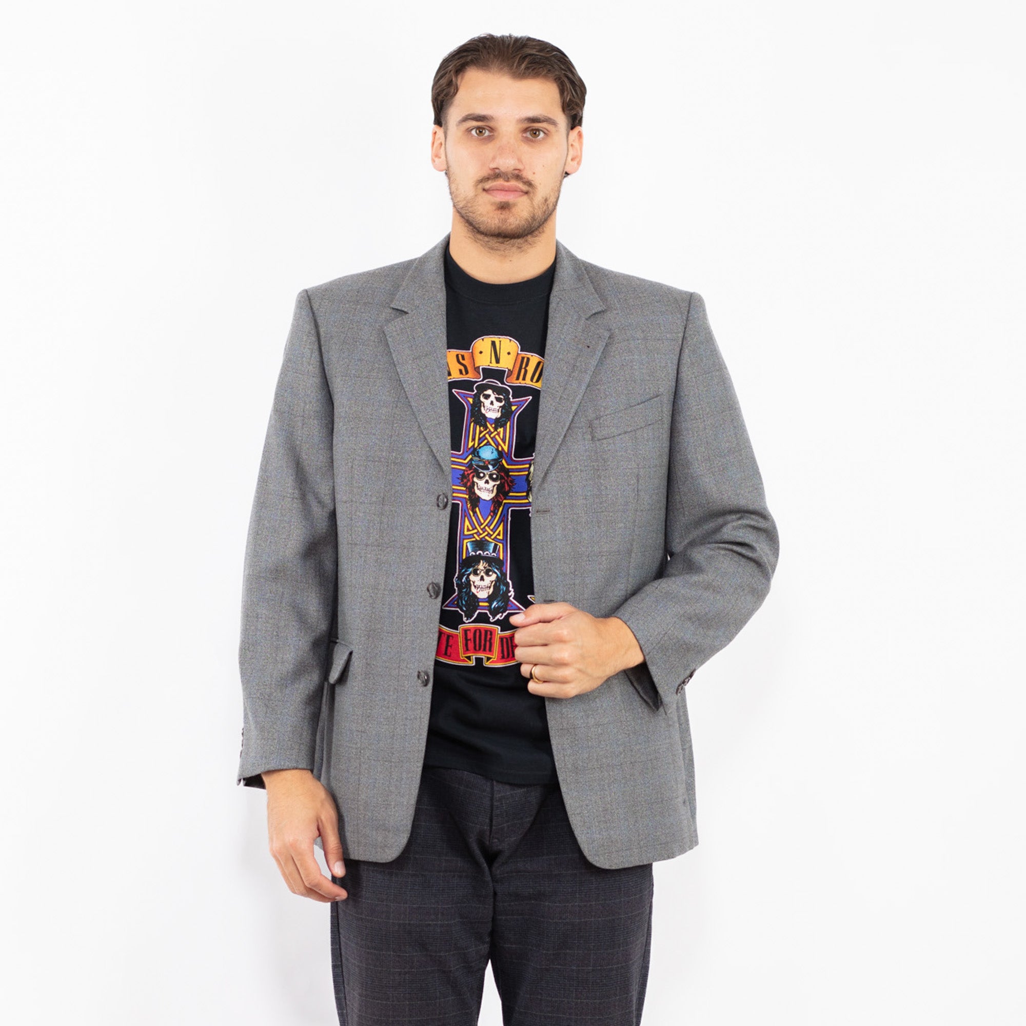 Online Vintage Store | Vintage 90's Men Wool Blend Blazer Jacket Online Vintage Store | Vintage 90's Men Wool Blend Blazer Jacket