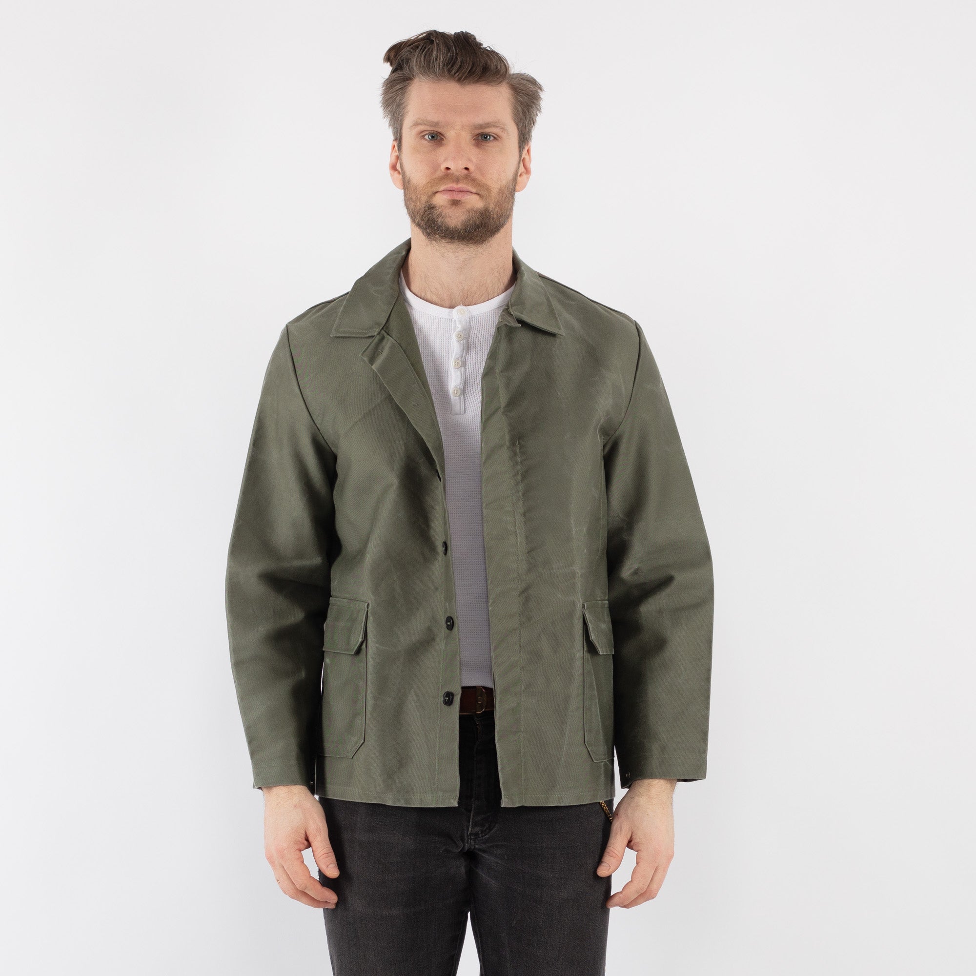 Online Vintage Store | Vintage 70's Men Moleskin Work Jacket in