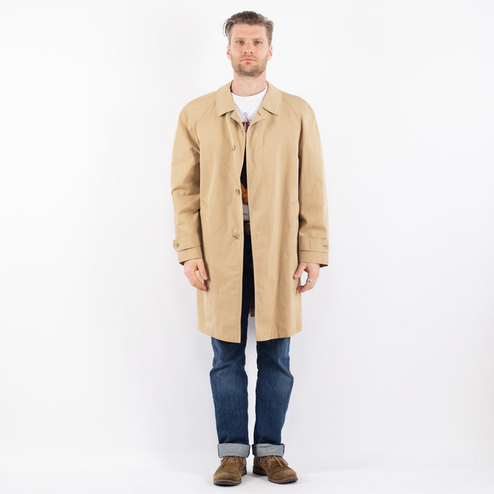 Vintage 70's Men Mac Coat in BeigeZ1500