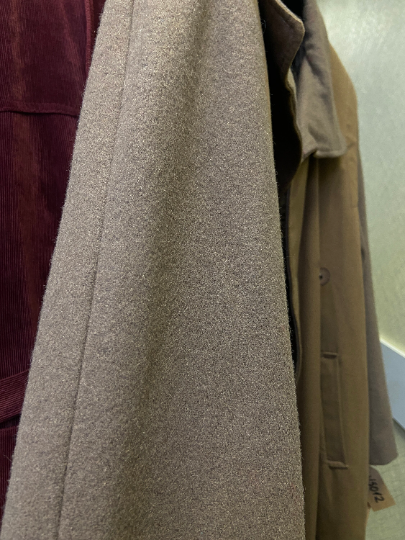 Vintage 00's Women Wool Blend Coat in Brown