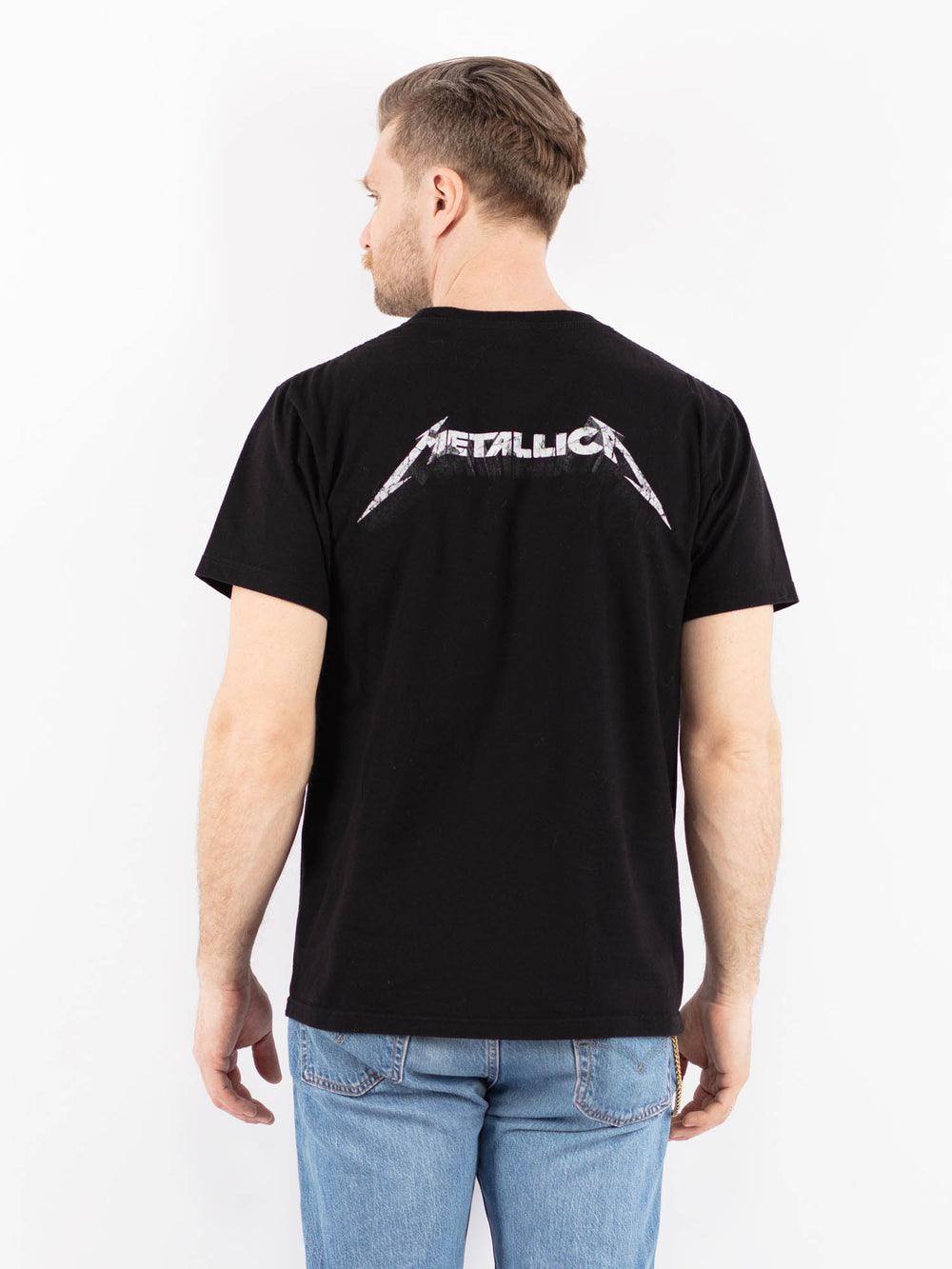 Vintage 00's Men T-Shirt in BlackZ1359
