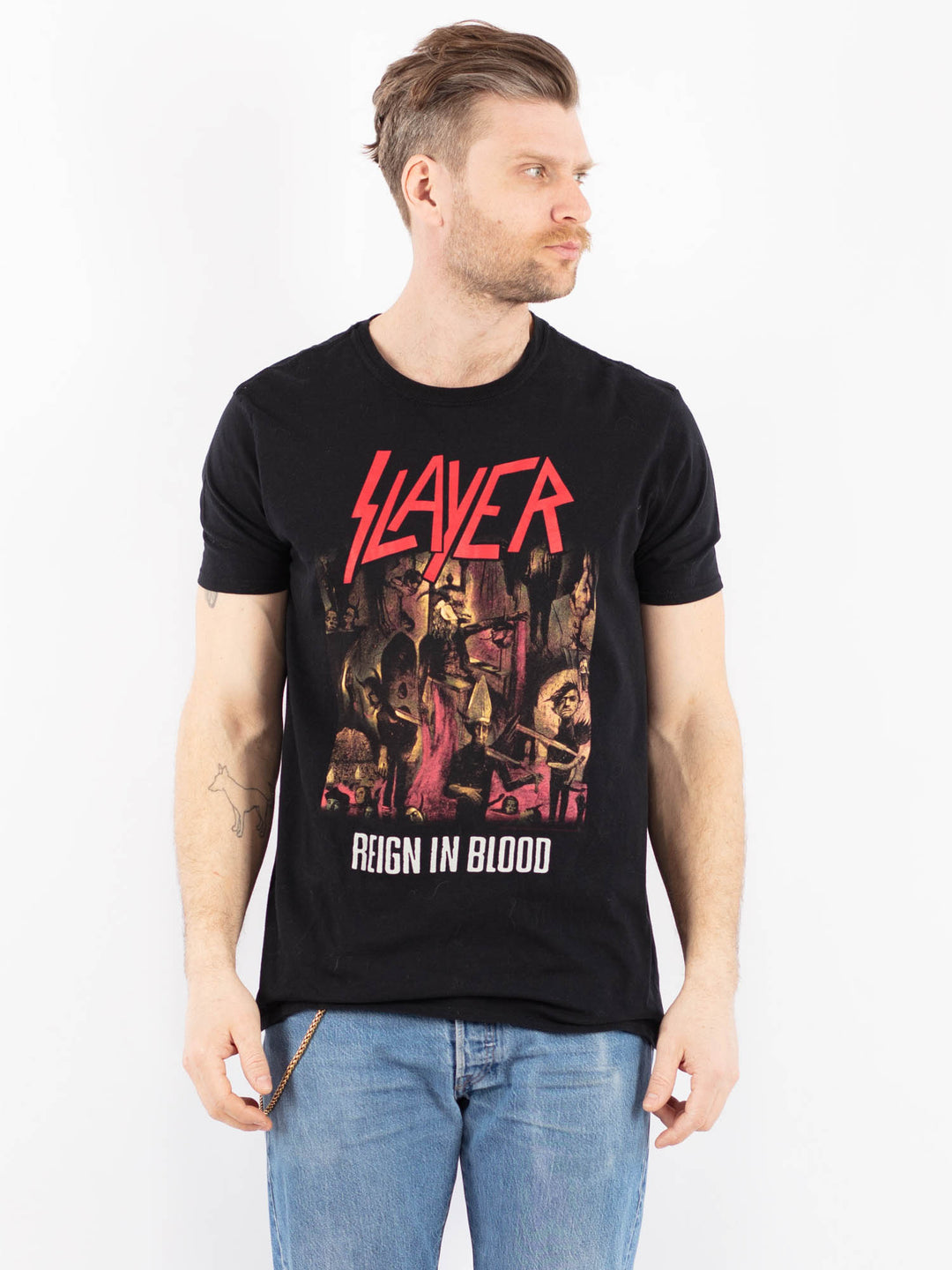 Vintage 00's Men T-Shirt in BlackZ1363