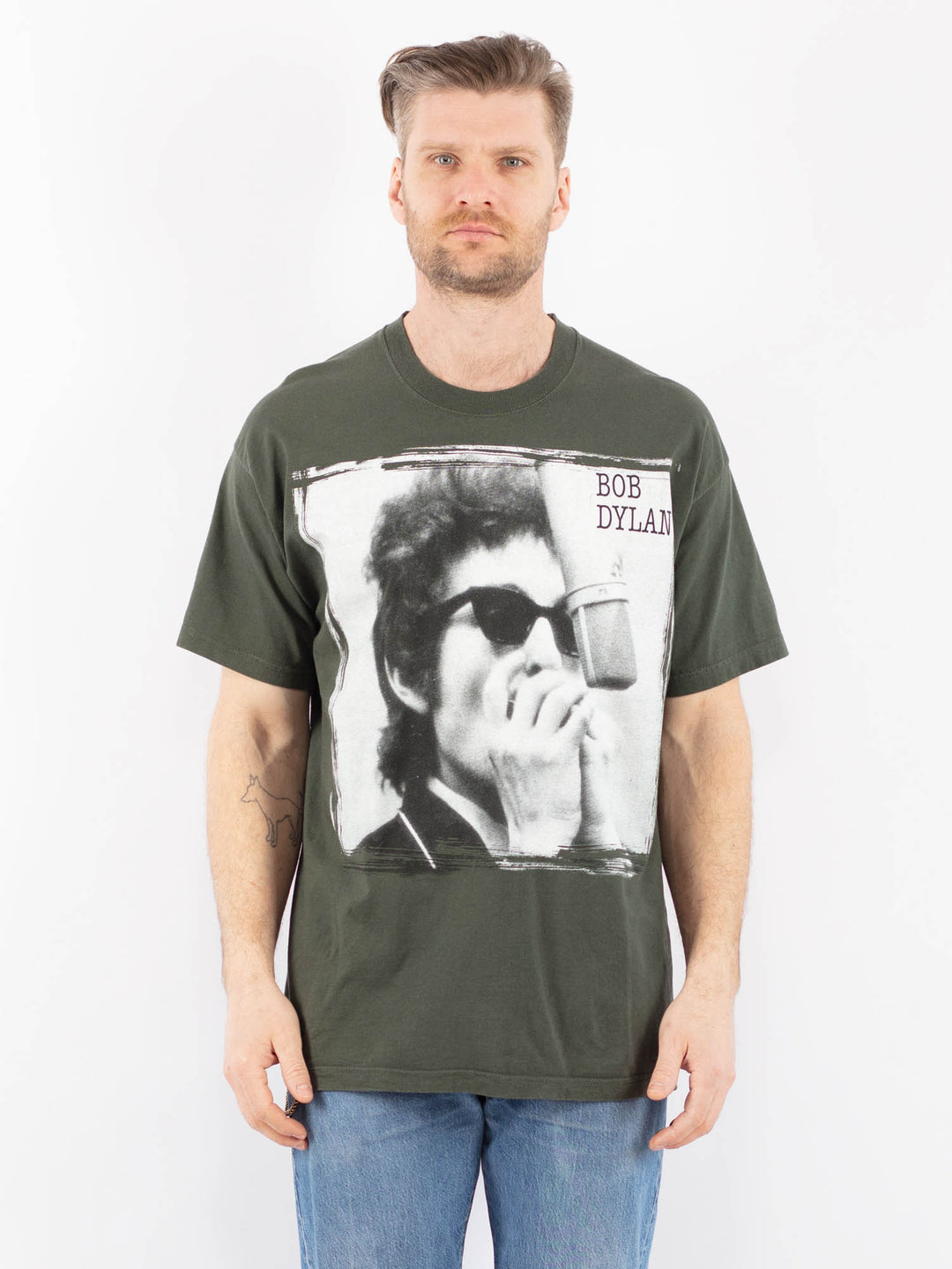 Vintage 00's Men T-Shirt in GreenZ1370