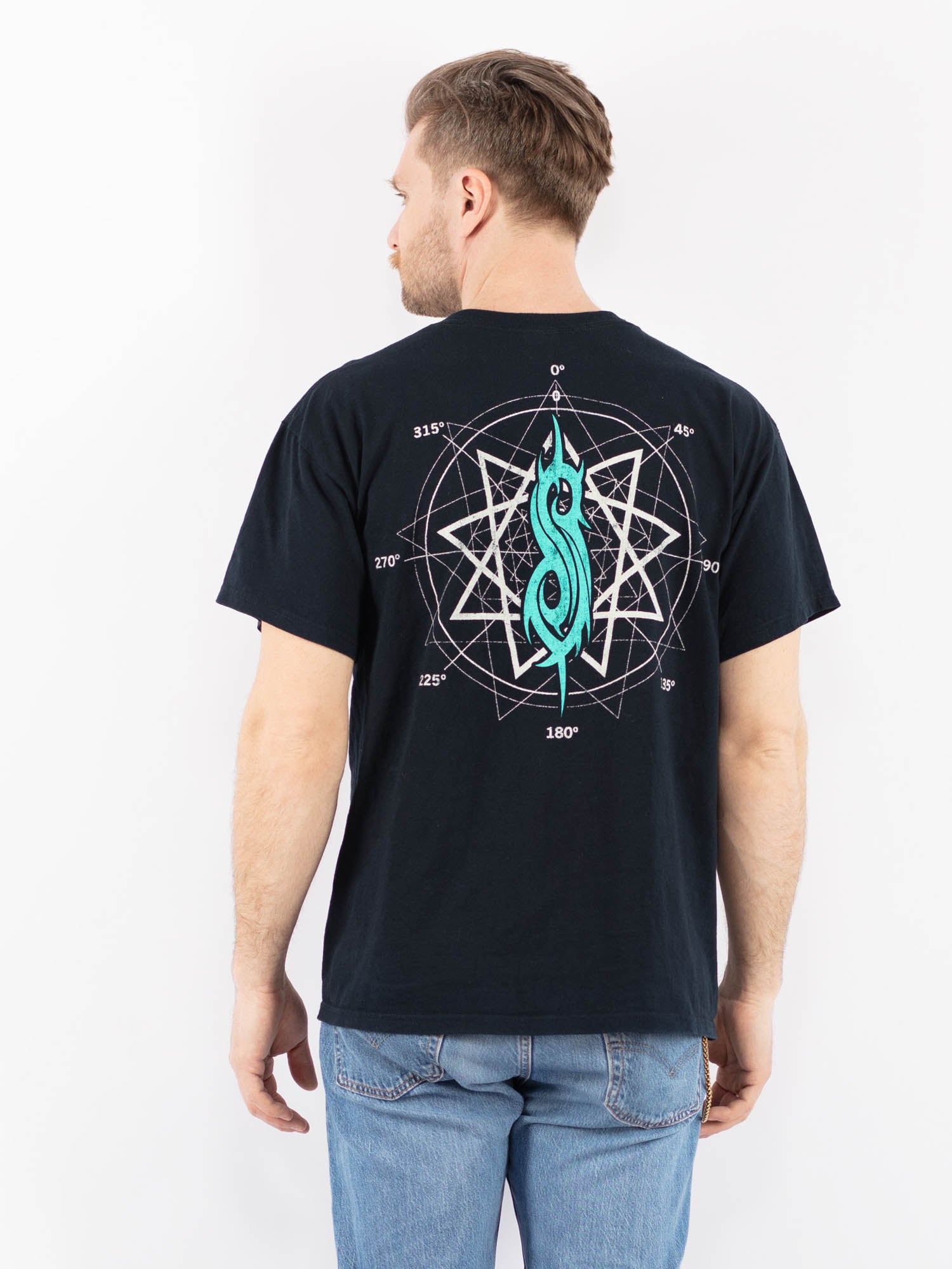 Online Vintage Store | Vintage 00's Men Slipknot Print T-Shirt in