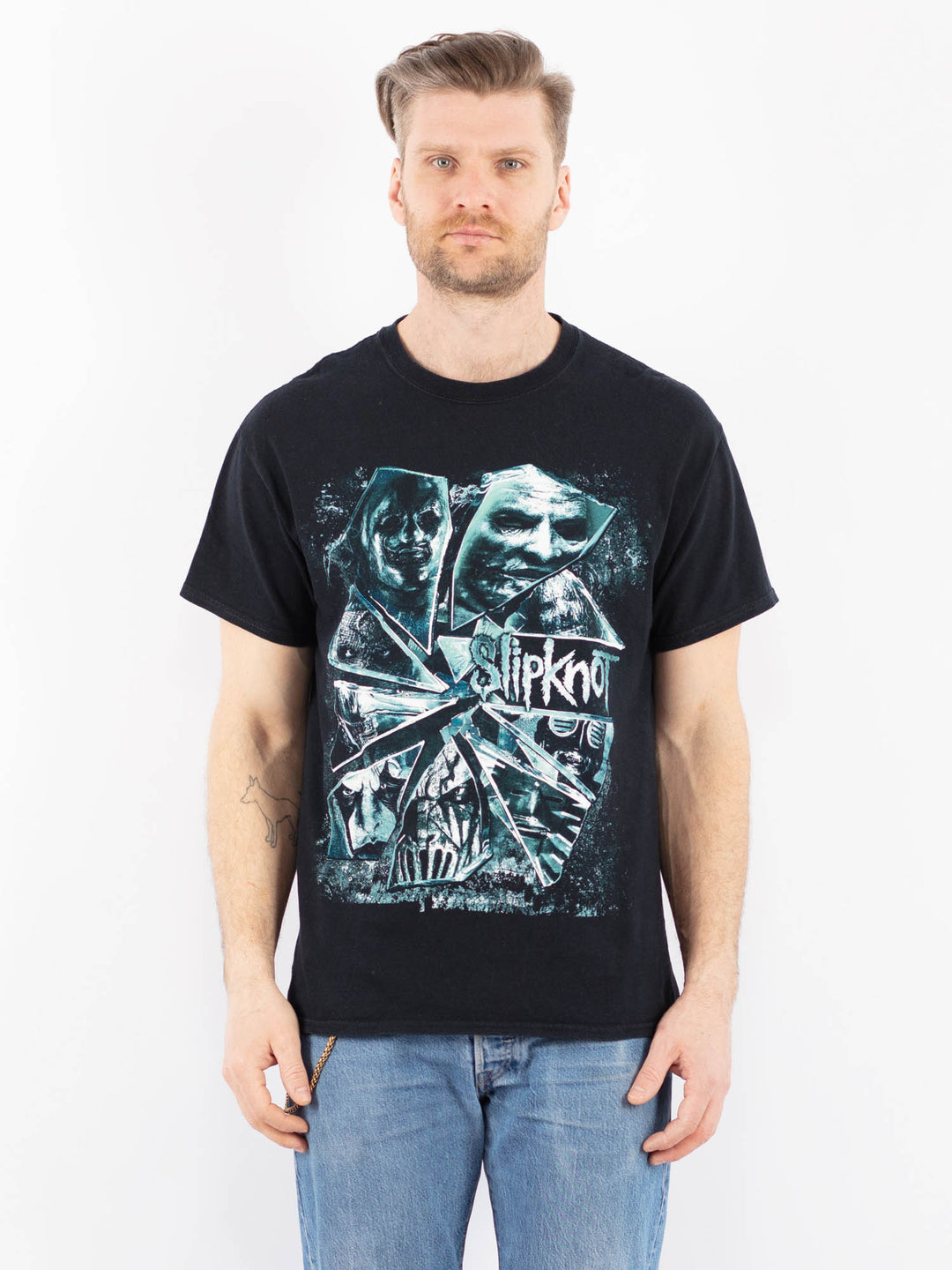 Vintage 00's Men T-Shirt in BlueZ1373