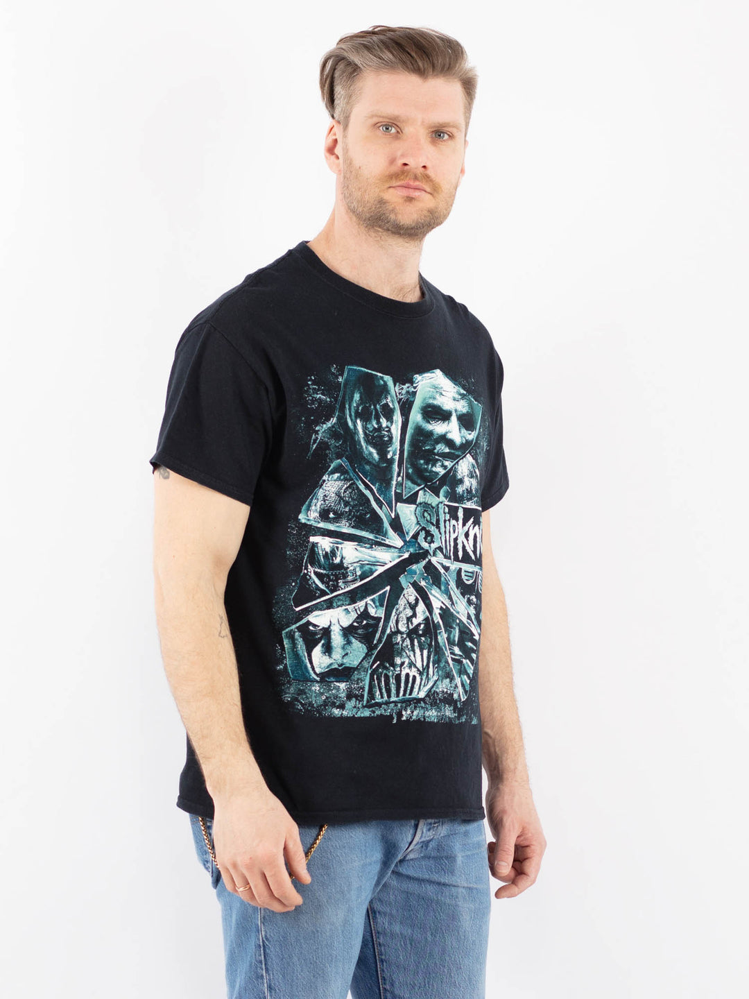 Vintage 00's Men T-Shirt in BlueZ1373