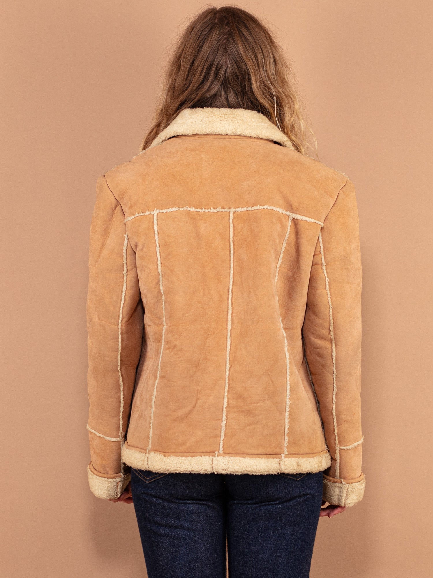 Online Vintage Store | 00's Women Faux Shearling Jacket | Northern