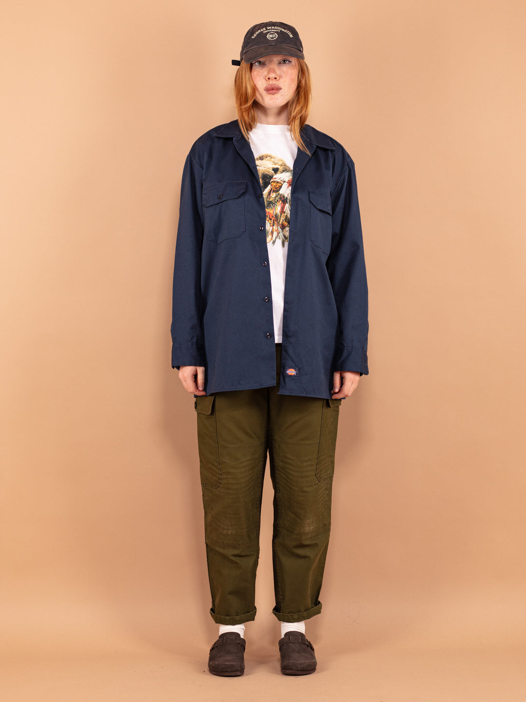 Vintage 00's Women Dickies Long Sleeve Shirt - NorthernGrip
