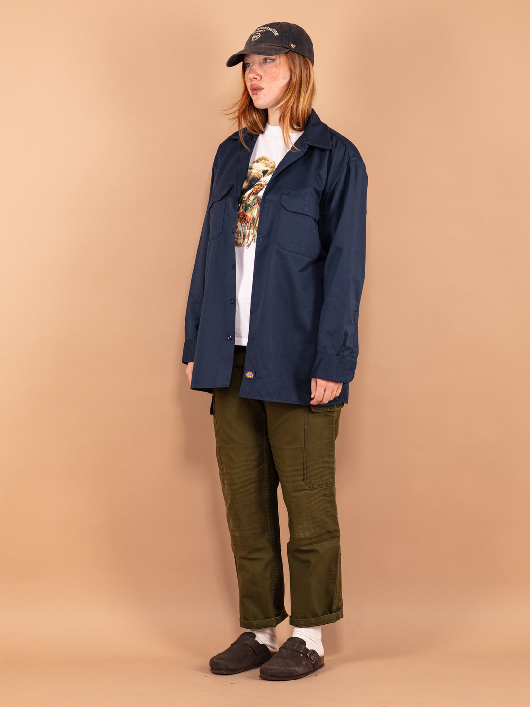Vintage 00's Women Dickies Long Sleeve Shirt - NorthernGrip