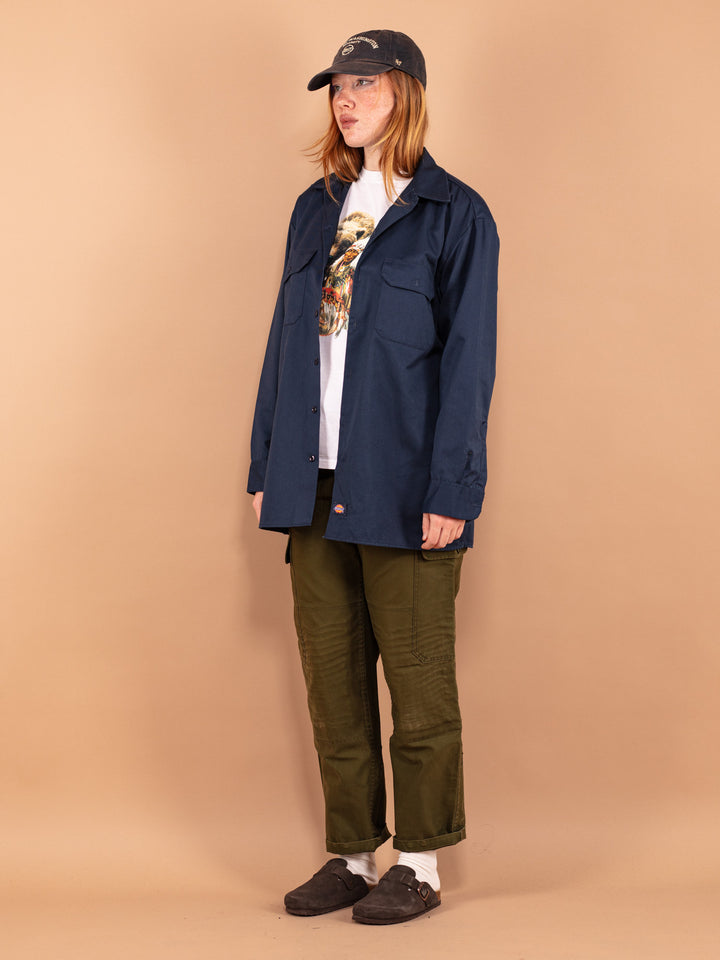 Vintage 00's Women Dickies Long Sleeve Shirt - NorthernGrip