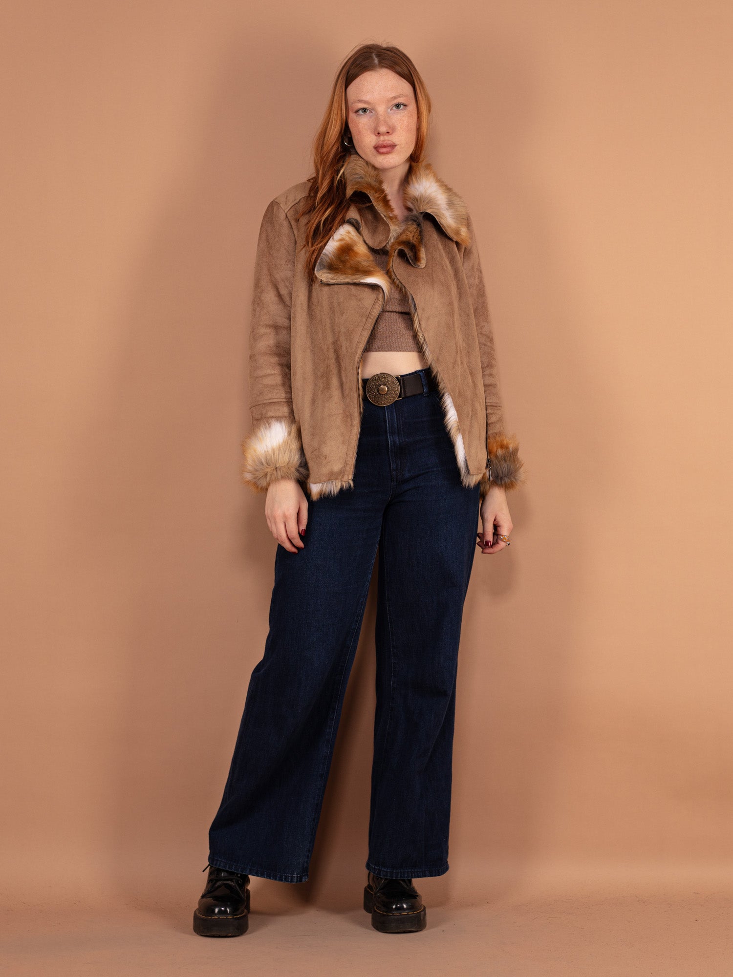 Online Vintage Store | 00's Women Faux Fur Jacket | Northern Grip –  NorthernGrip