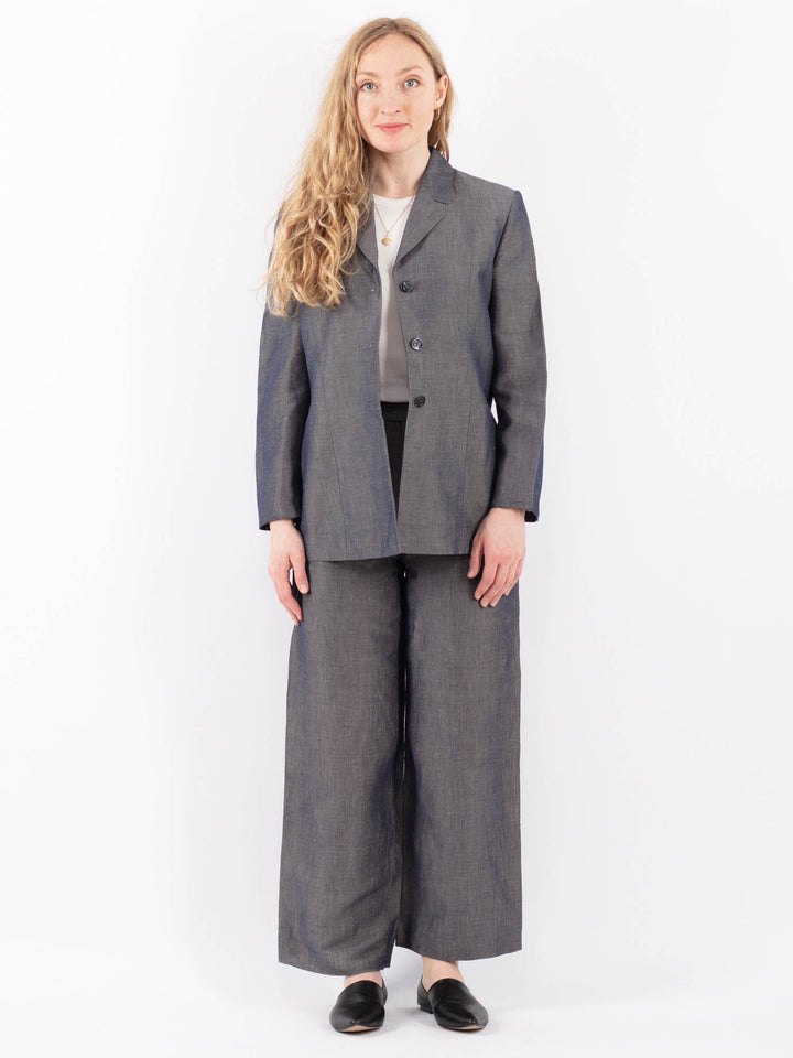 Vintage 00's Women Pantsuit in Gray