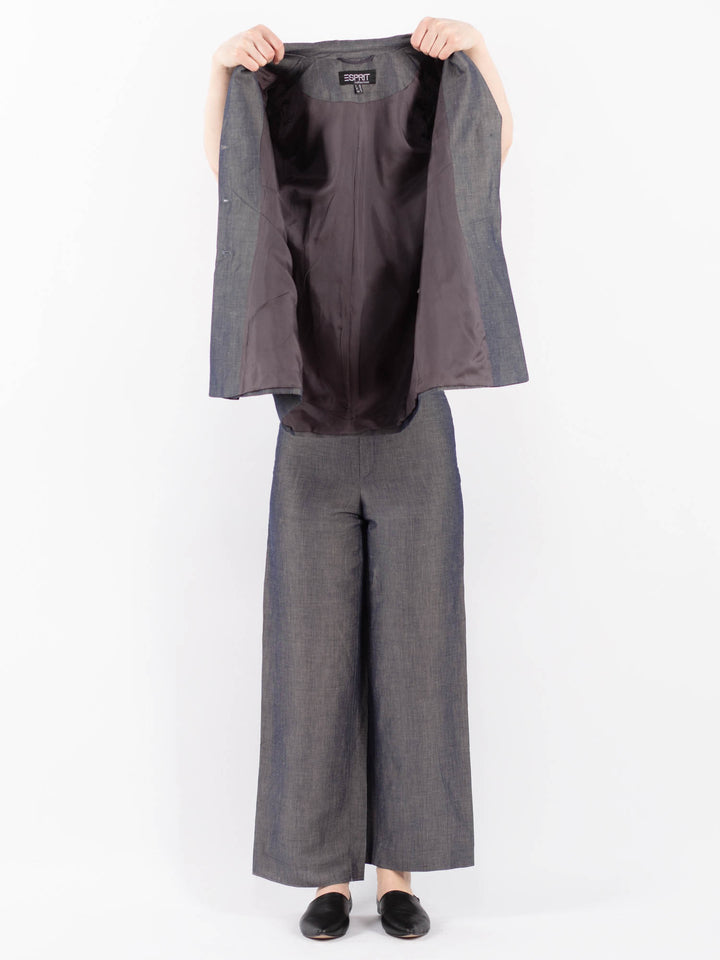 Vintage 00's Women Pantsuit in Gray