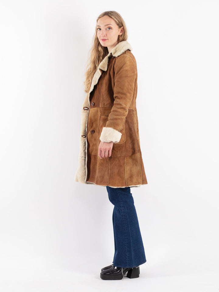 Vintage 00's Women Sheepskin in Brown
