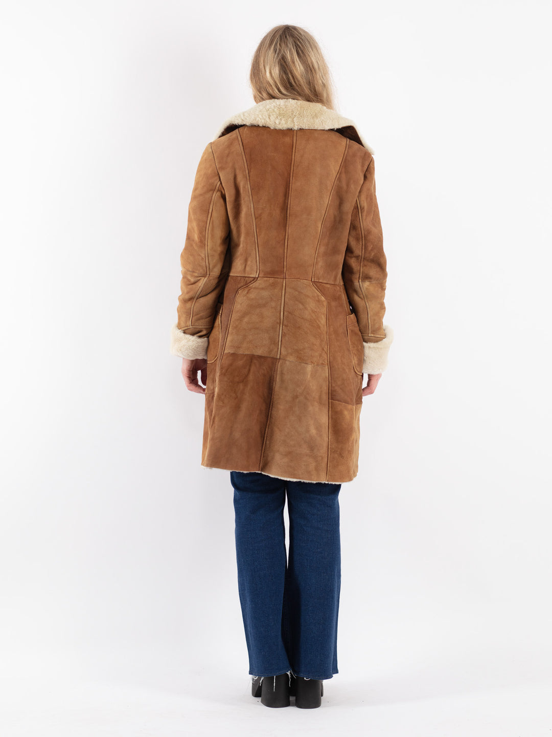 Vintage 00's Women Sheepskin in Brown